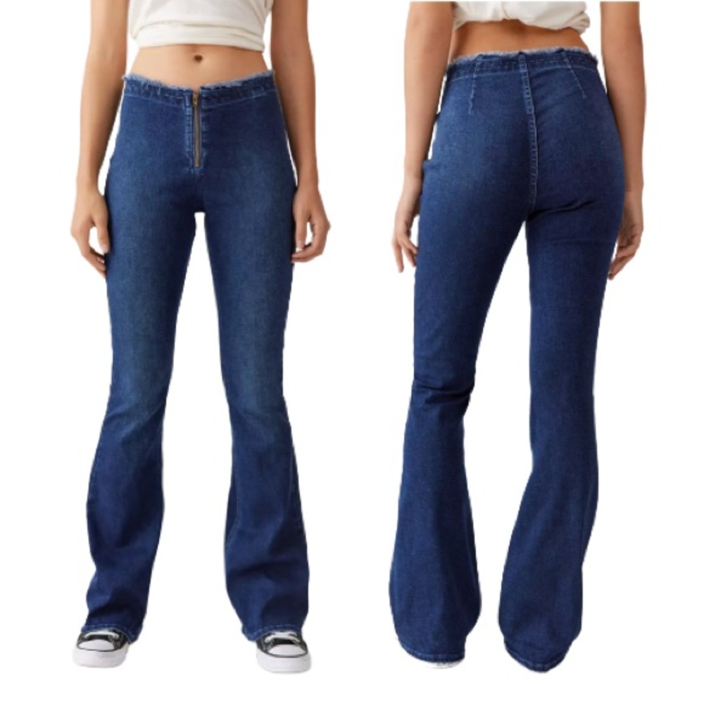 BDG Dark Blue Flare Jeans